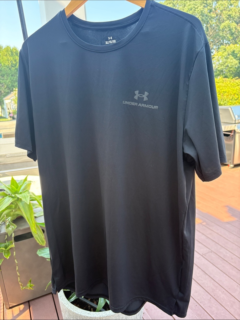Under Armour Black Short-Sleeve Crew Performance Tee RUSH